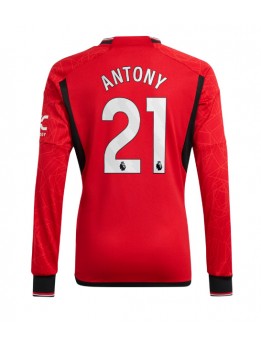 Manchester United Antony #21 Domaci Dres 2023-24 Dugim Rukavima